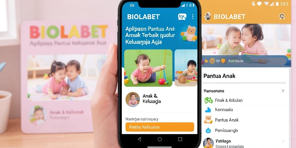Tampilan antarmuka user-friendly dari aplikasi BIOLABET.