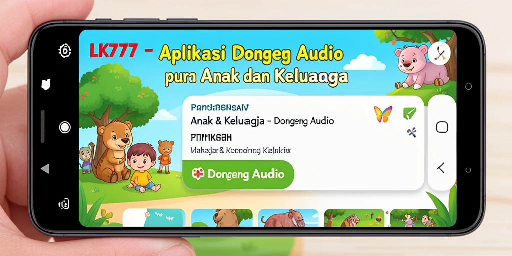 Antarmuka LK777 yang menarik untuk Dongeng Audio.