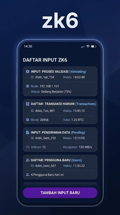 Panduan Registrasi Akun Baru zk6 untuk Pengguna Android